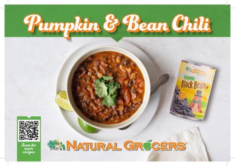 Natural Grocers Pumpkin and Bean Chili 