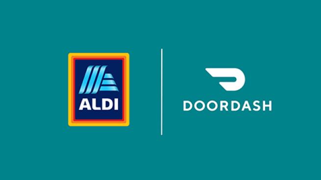 Aldi DoorDash Logos Teaser