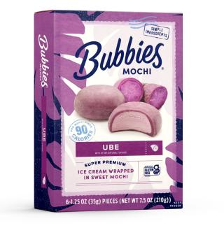 Bubbies Ube Mochi Ice Cream