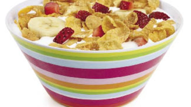 Cereal with berries