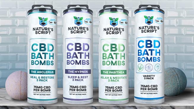 Nature’s Script CBD Bath Bombs