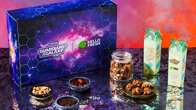 HelloFresh Guardians of the Galaxy Snack Adventure Kit Teaser