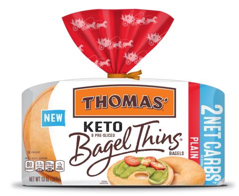 Thomas' new Keto Bagel Thins Bagels 
