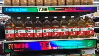 1. TEST SHOPPERS FIND KROGER'S NEW DIGITAL SHELVES 'INFLUENTIAL' ON PURCHASE DECISIONS