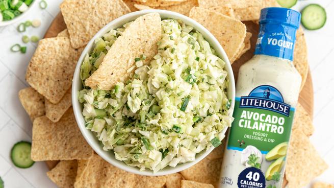 NEW! 40-Calorie Creamy Dressings from Litehouse®