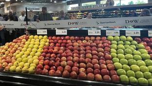 Produce department at D&W store
