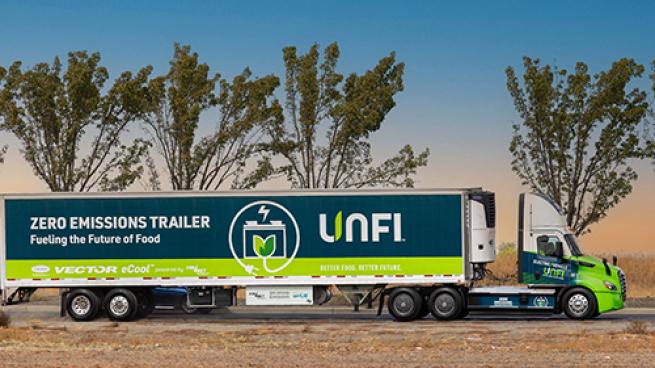 UNFI Zero Emissions Trailer Teaser