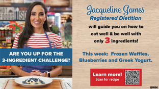 Foodtown Presents 3-Ingredient Challenge Jacqueline Gomes