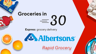 Albertsons DoorDash Rapid Grocery Teaser