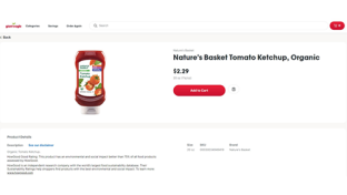 Giant Eagle Nature's Basket Ketchup HowGood Online Teaser