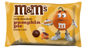 M&M's Pumpkin Pie 