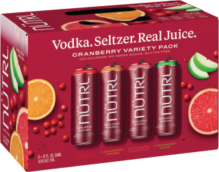 Nütrl Cranberry Vodka Seltzer Variety Pack