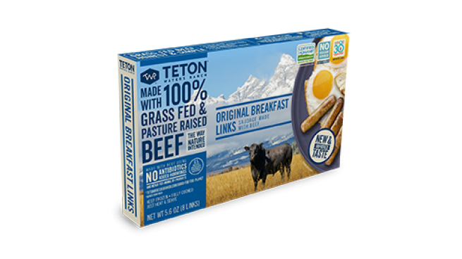 Teton Waters Ranch Beef Breakfast Sausage Teaser